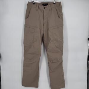 5.11 Tactical Pants Mens 30x31 Beige Cargo Workwear Utility Outdoor 74434